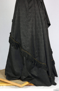  Photos Woman in Historical Dress 54 18th century Historical clothing black dress black skirt lower body 0004.jpg